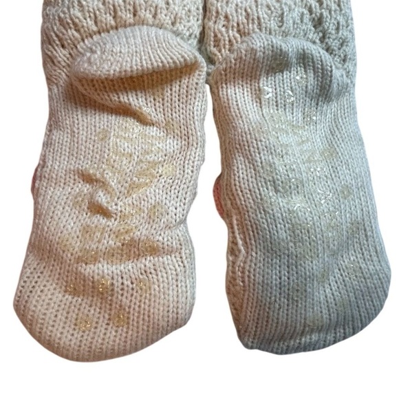 Jane & Bleecker Pair Slipper Knit Faux Socks Cat Fleece Fuzzy Warm Gift - Picture 12 of 12